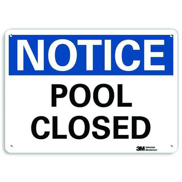 Notice Sign, RecycldReflecAlum, 10inWx7inH, U5-1458-RA_10X7