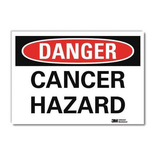 Danger Sign, 10 in H, 14 in W, Horizontal Rectangle, English, U3-1145-RD_14X10