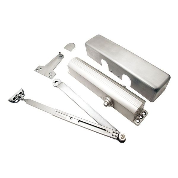 Manual Hydraulic TownSteel Overhead Closers Door Closer Heavy Duty Interior and Exterior, Aluminum
