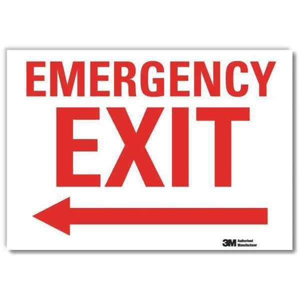 Emrgncy Sign, 10x14in, Reflective Sheeting
