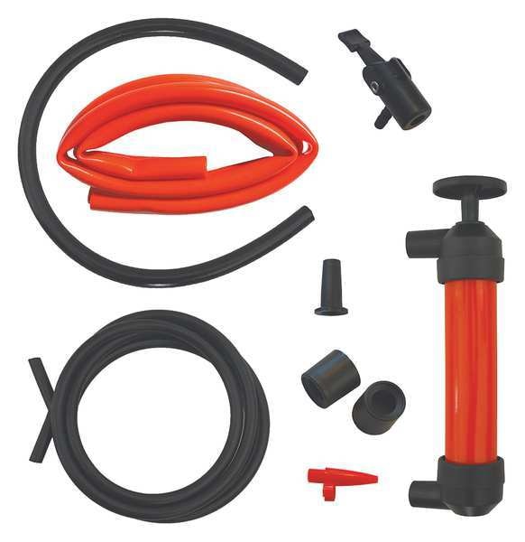 Pump, PVC, Red, Flow Capacity 0.1L