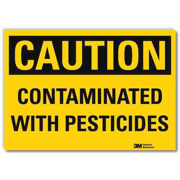 Safety Sign, 5 in H, 7 in Width, Reflective Sheeting, Horizontal Rectangle, English, U4-1154-RD_7X5