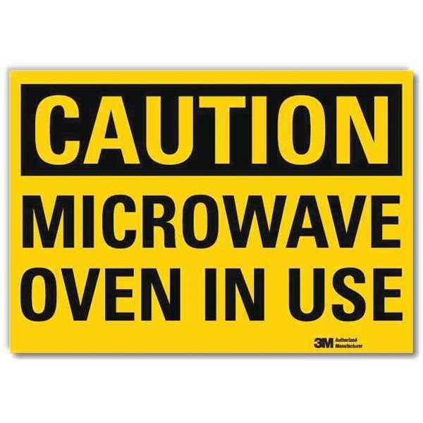 Caution Sign, 10 in H, 14 in W, Reflective Sheeting, Horizontal Rectangle, U4-1533-RD_14X10