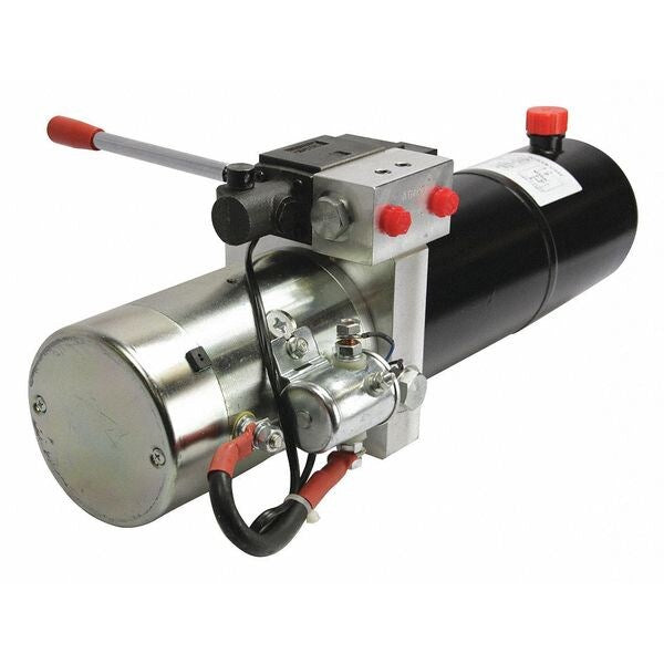 Hydraulic Power Unit, 1 Stage, 3qt., 1.3gpm