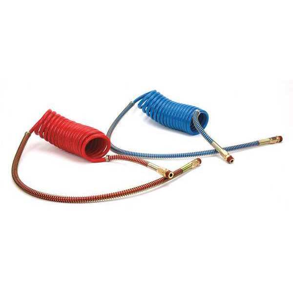 Air Brake Hose, 15 ft., Brass Ends