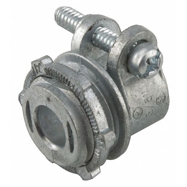 CONNECTOR FLEX AC/MC 1/2 DIE CAST ZINC