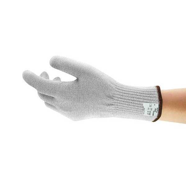 Cut Resistant Gloves, A6 Cut Level, Uncoated, M, 1 PR