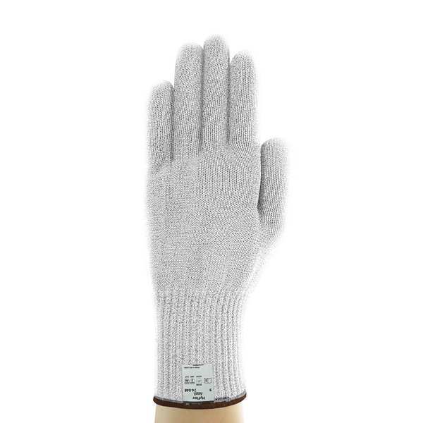 Cut Resistant Gloves, A6 Cut Level, Uncoated, M, 1 PR
