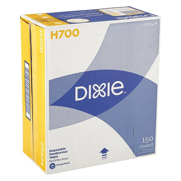 Disposable Foodservice Towel, H700, PK150, Blue, 150 Wipes, 13