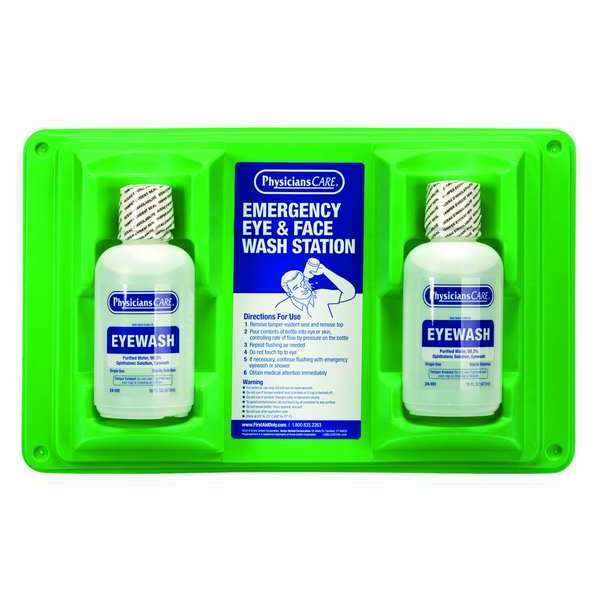 Eye Wash Station, 2 16 oz.