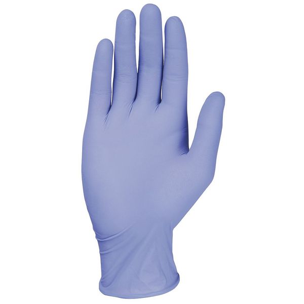 Disposable Gloves, Nitrile, Powder Free, Blue, S, 200 PK