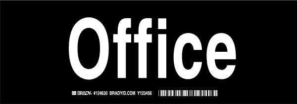 Facility Sign, Poly, 3.5X10
