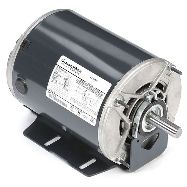 Fan and Blower HVAC/R Motor, 1/6, 1/2 HP, 56 Frame, 115 Voltage, 1725/1140 Nameplate RPM