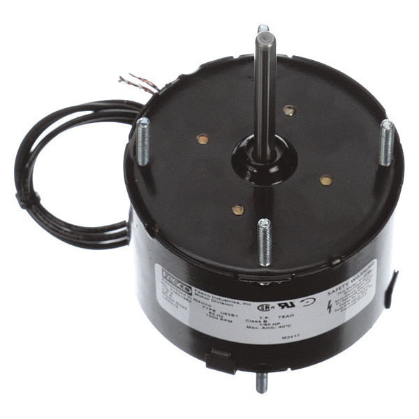HVAC Motor, 1/80 HP, 1500 rpm, 115V, 3.3
