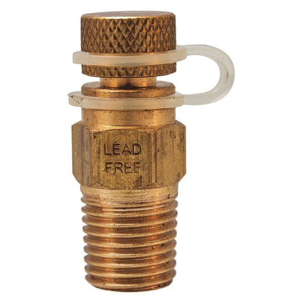 Test Plug, 1/4in NPT, 0 to 1000 psi, Brass