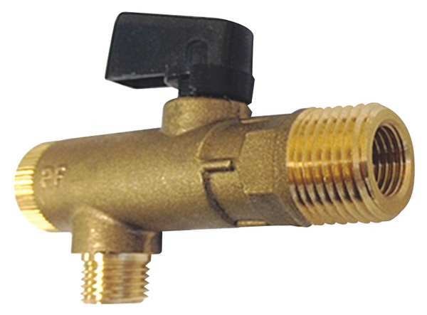 Filter Ball Valve, Brass, 3/8in Drain Port