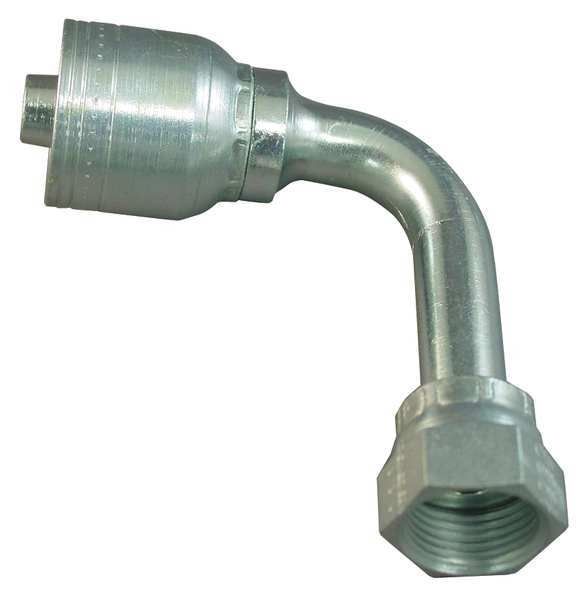 Hydraulic Hose Fitting, 90deg Elbow Shape