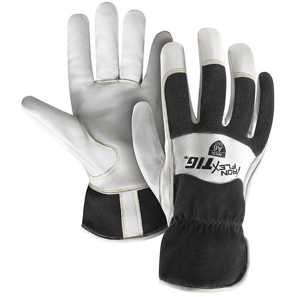 TIG Welding Gloves, Kidskin Palm, XL, PR