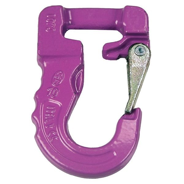 Sling Hook, Steel, 2600 lb., Purple, Painted