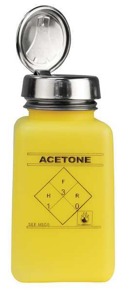 Bottle, One-Touch Pump, 6 oz, Yellow