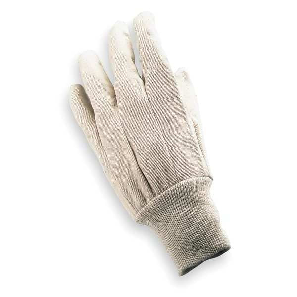 Canvas Gloves, Cotton, S, Natural, PR