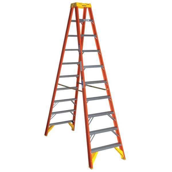 10 ft Fiberglass Twin Stepladder