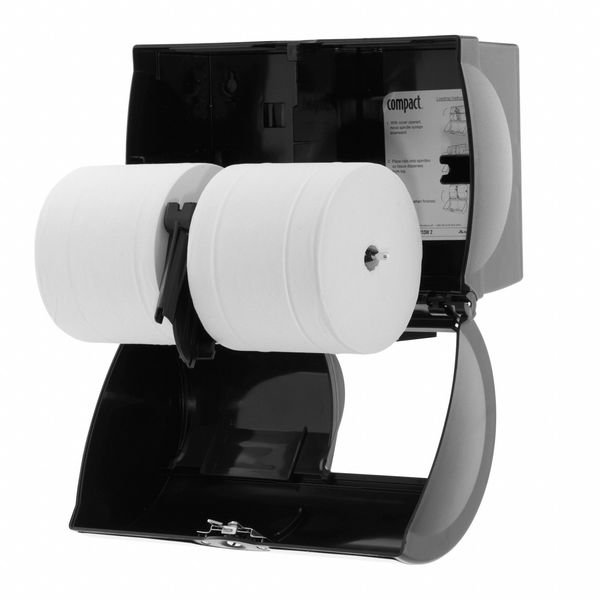 Toilet Paper Dispr, Coreless, 7-1/8 In. H