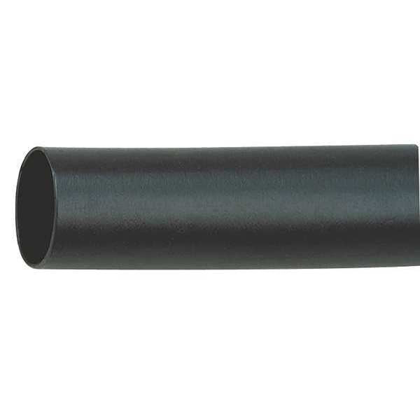 Shrink Tubing, 0.75in ID, Black, 50ft