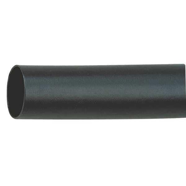 Shrink Tubing, 0.709in ID, Black, 4ft, PK12
