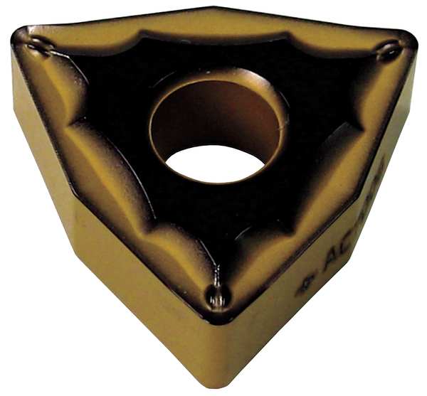 Turning Insert, Trigon, 1/2 in, WNMG, 1/64 in, Carbide