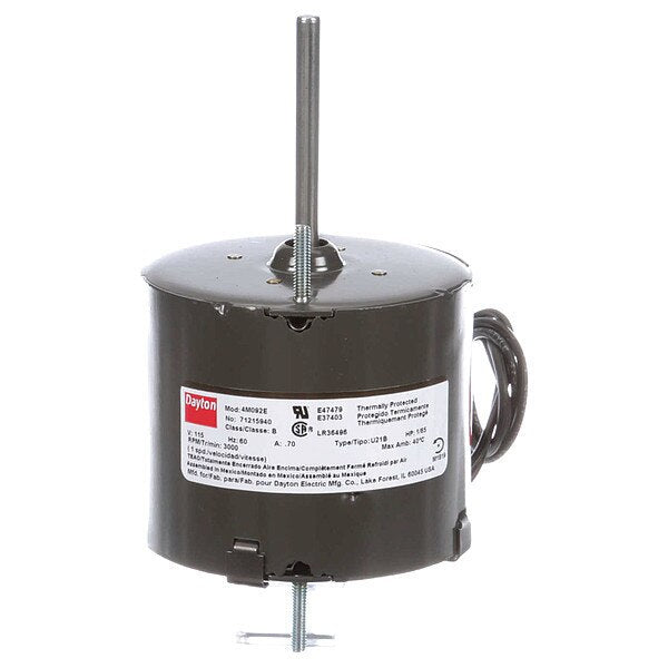 HVAC Motor, 1/65 HP, 3000 rpm, 115V, 3.3