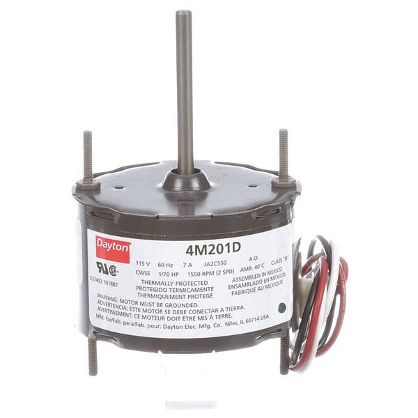 HVAC Motor, 1/70 HP, 1550 rpm, 115V, 3.3