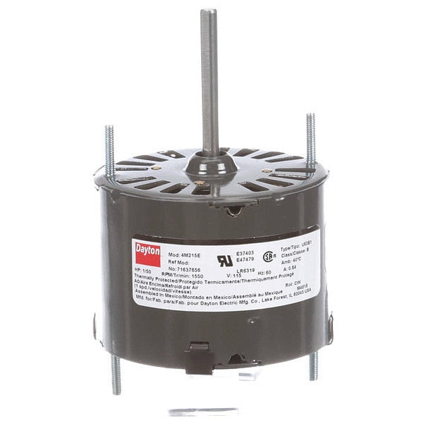 HVAC Motor, 1/50 HP, 1550 rpm, 115V, 3.3