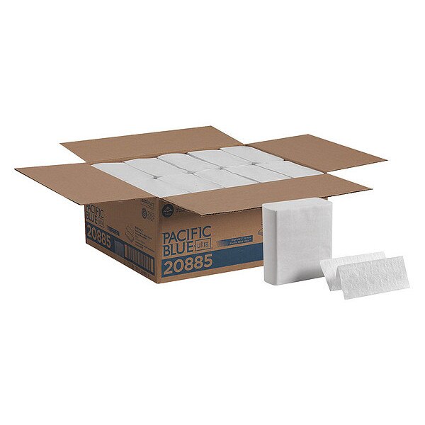 Pacific Blue Ultra Multifold Paper Towels, 1, 260, White, 10 PK