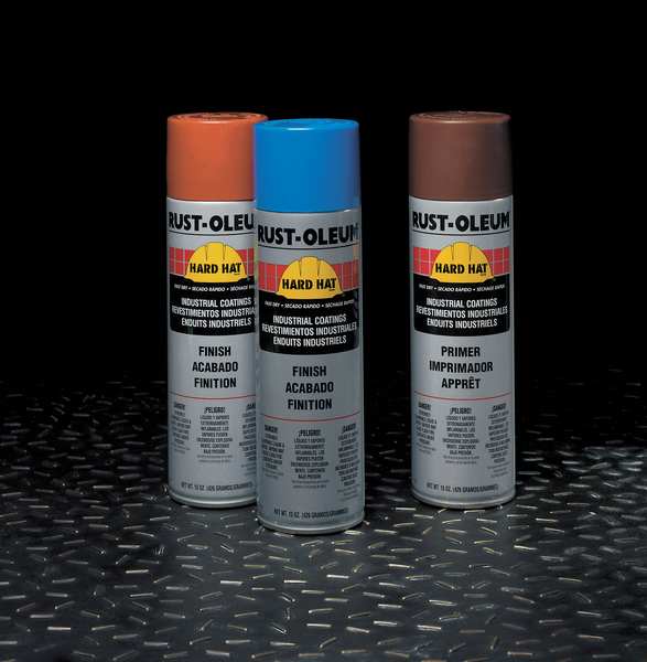 Rust Preventative Spray Paint, Light Machinery Gray, Gloss, 15 oz