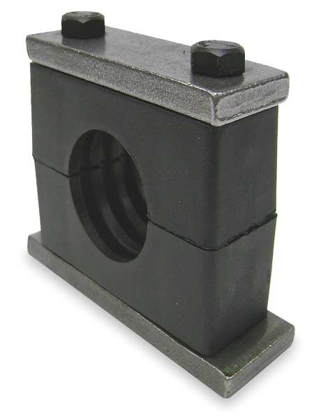 Tube Clamp Kit, Tube 5/8 In, Carbon Steel