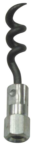 Packing Extractor Tip, Corkscrew, 2 1/2 In