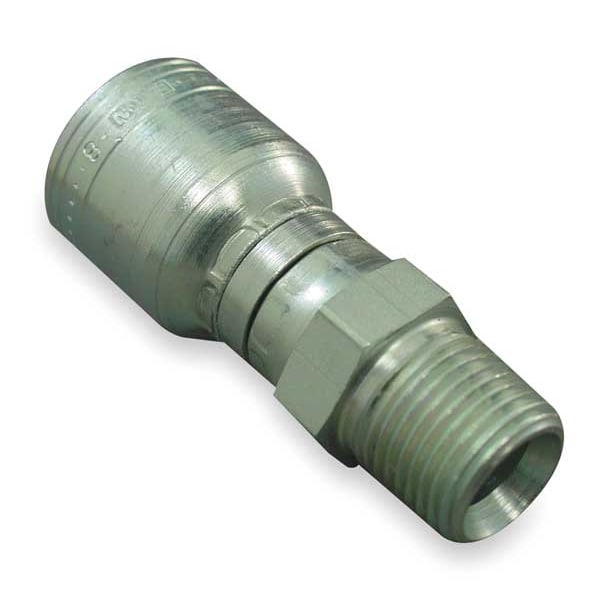 Hydraulic Hose Fitting, Crimpable