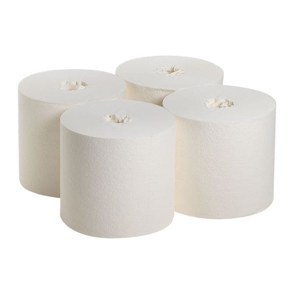 Dry Wipe Roll, Center Pull, Double Recreped DRC, 7 3/4 x 13 1/4 in, 260 Sheets, White, 4 Pack