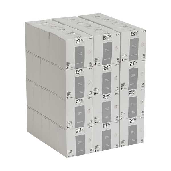 Dry Wipe, White, Box, Paper, 280 Wipes, 4 1/2 in x 8 in
