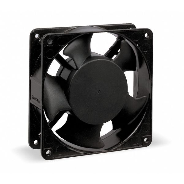 Axial Fan, Square, 115 CFM, 115V AC, 1 Phase