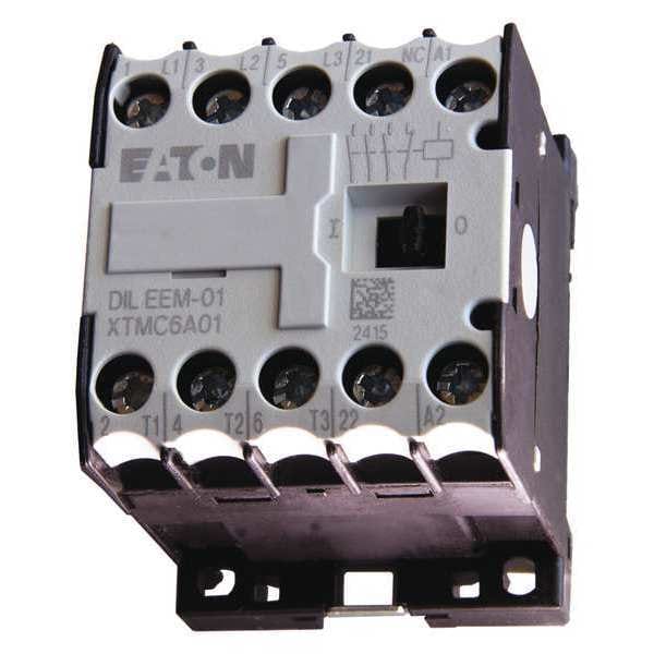 IEC Mini Magnetic Contactor, 3 Poles, 120 V AC, 6 A, Reversing: No