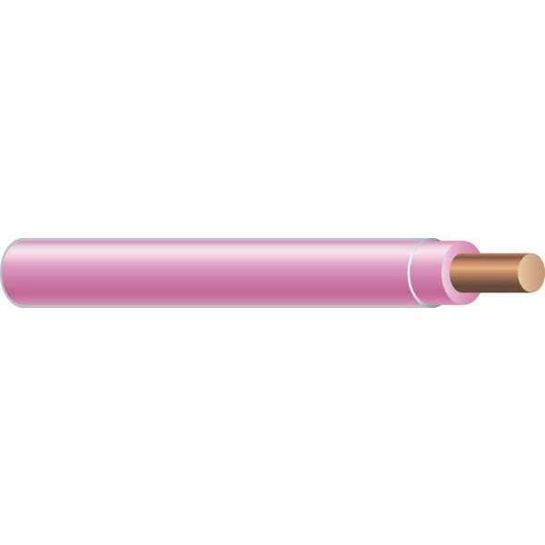 Building Wire, THHN, 10 AWG, 2,500 ft, Pink, Nylon Jacket, PVC Insulation