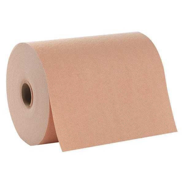 Dry Wipe Roll, Super Heavy Absorbency, 250 ft Continuous Roll, Double Recreped (DRC), Orange, 6 Pack