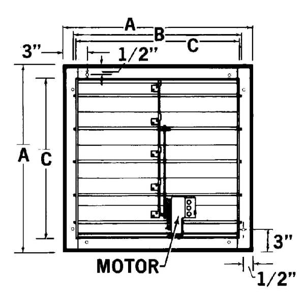 Mtrzd Damper, For Fan Dia. 12