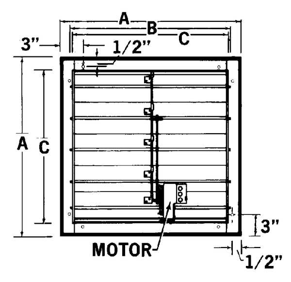 Mtrzd Damper, For Fan Dia. 20