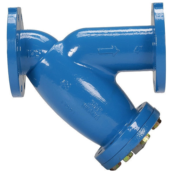 Ductile Iron Wye Type Strainer, 4 in Pipe