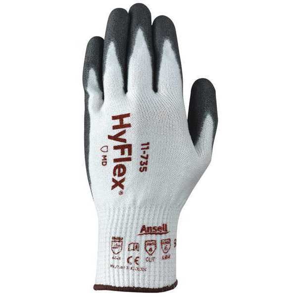 Cut Resistant Coated Gloves, A4 Cut Level, Polyurethane, M, 1 PR