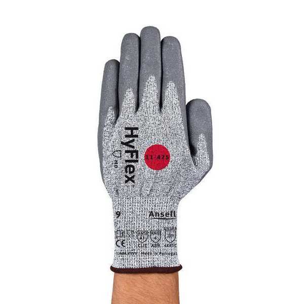 Cut Resistant Coated Gloves, A3 Cut Level, Polyurethane, 8, 1 PR