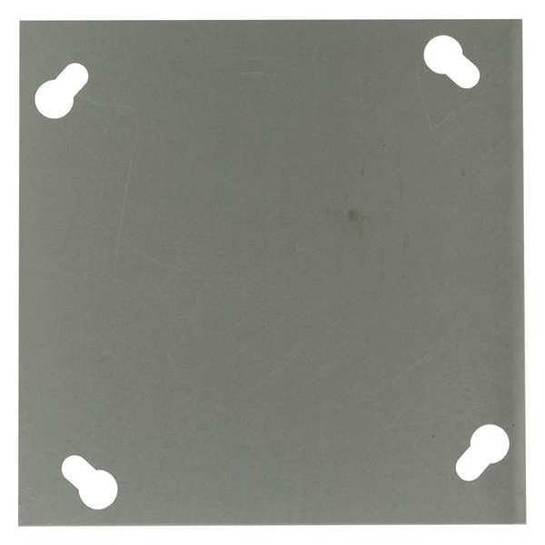 Drain Cover, Silver, 24 ga., Square, 6